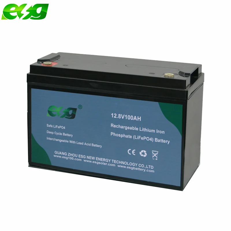ESG Solar Deep Cycle Stroage Batteries 12V100ah 150Ah 200ah Front Terminal Gel Battery