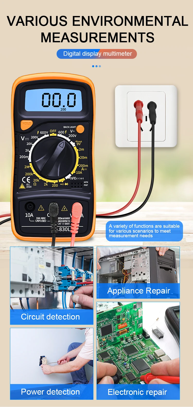 Soldering Iron Toolkit 19 In 1 With 60w Adjustable Temperature Soldering Irons And Xl830l Smart