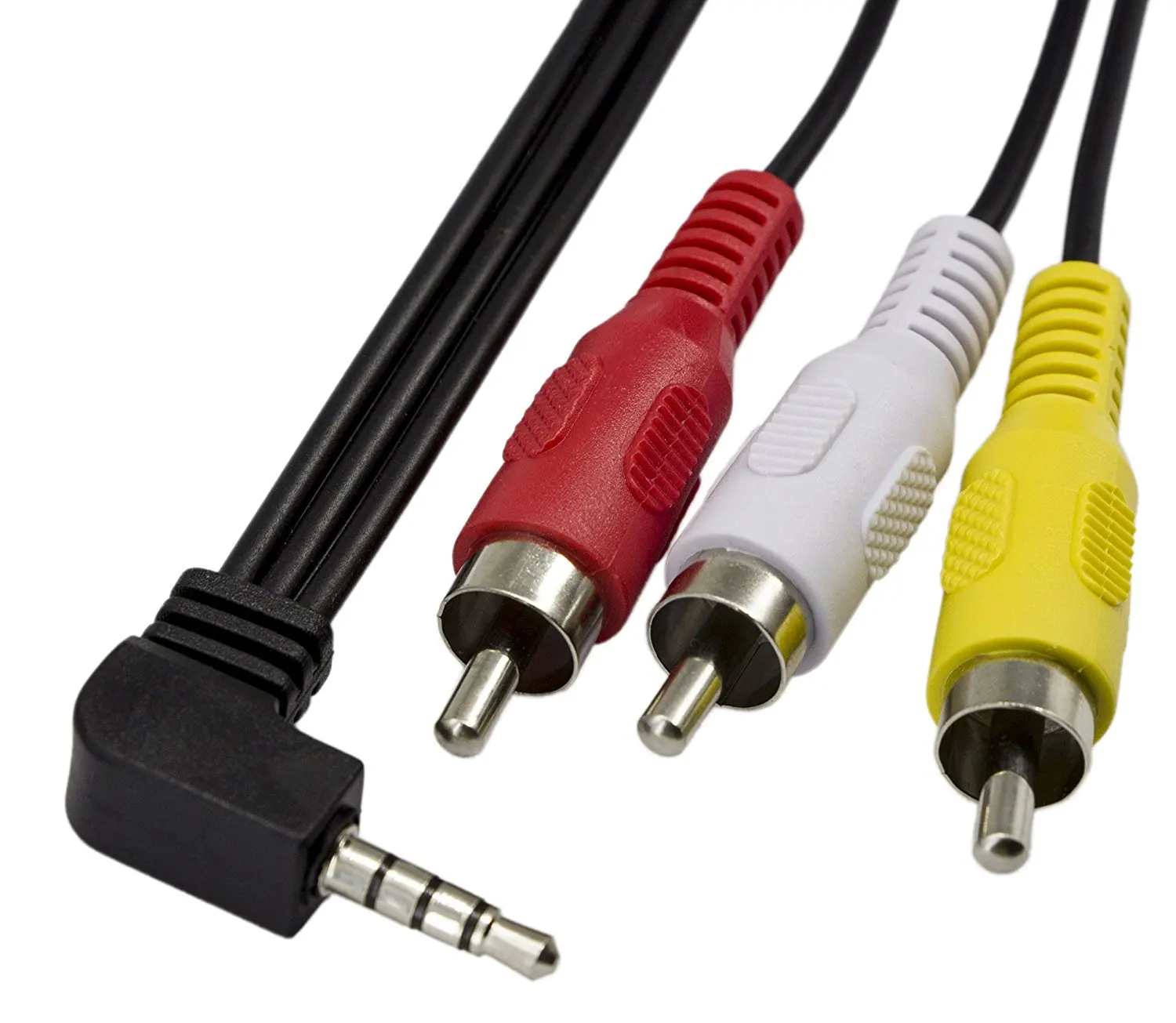 to RCA AV Camcorder Cable KUNCAN Stereo Audio Video