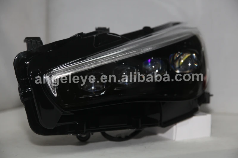 Full led headlight For NISSAN Infiniti q50L Black Housing LD