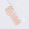 Free sample bamboo cutlery set spoon and fork with FDA certificate