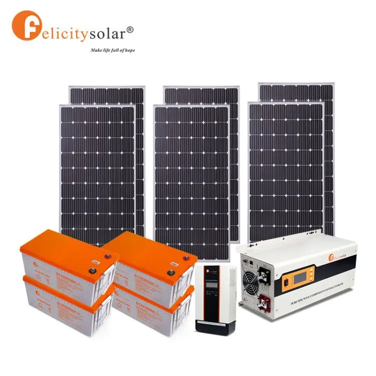 Felicitysolar 3kw Home Use Solar Generator Solar Power System For ...