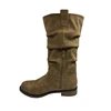 Custom Fashion Genuine Leather Winter Warm Low Heel Toddler Girls Kids Ankle Boots