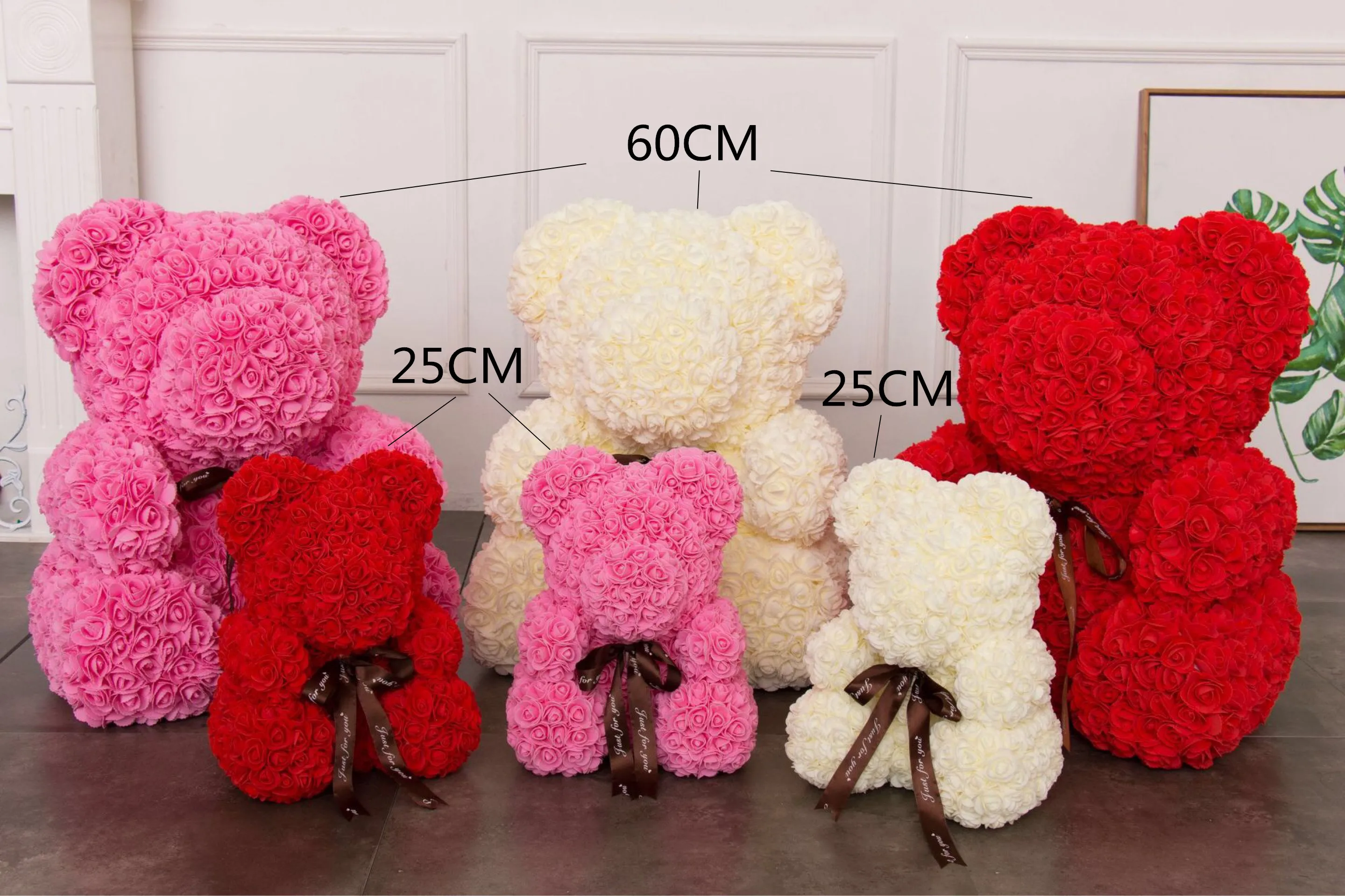 foam rose bear wholesale