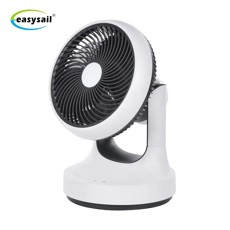 Factory wholesale high quality 2020 table air circulation fan with led with 4 speed