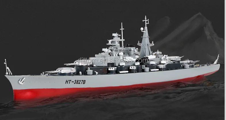 Ht3827b Rc Battleship Warship Military 