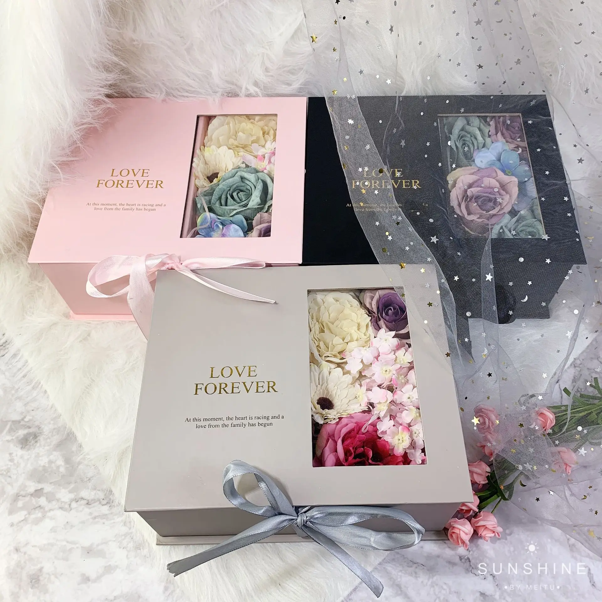 Corrugated Paper Flower Delivery Solution Bouquet Arrangement Carrier