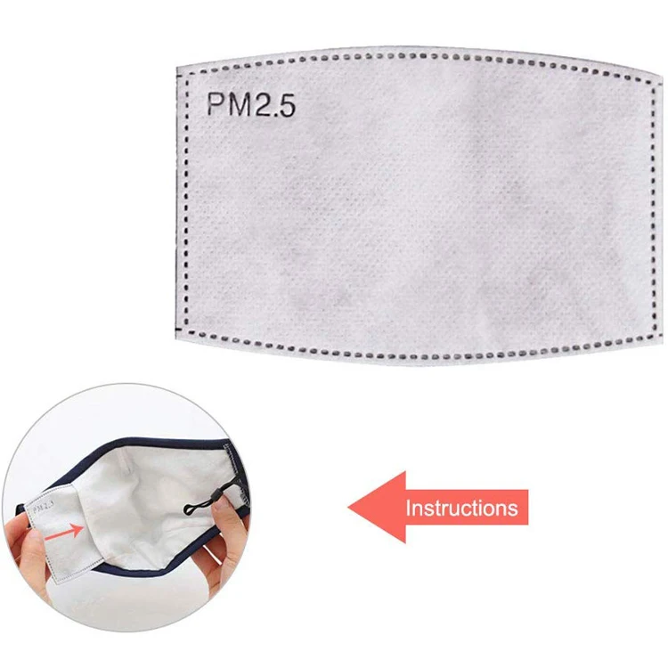 5 Layer Anti Dust Cotton Activated Carbon PM2.5 Filter
