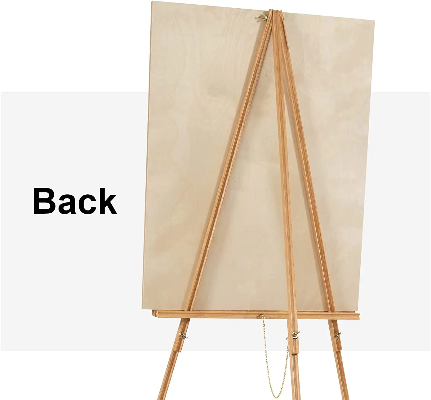 Wooden Art Easel Stand 63" Portable Tripod Wood Artist Easel Adjustable