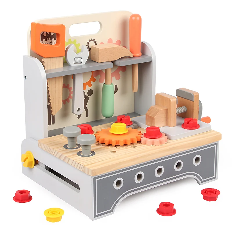 Wooden Multifunctional Simulation Maintenance Table Toolbox preview 2