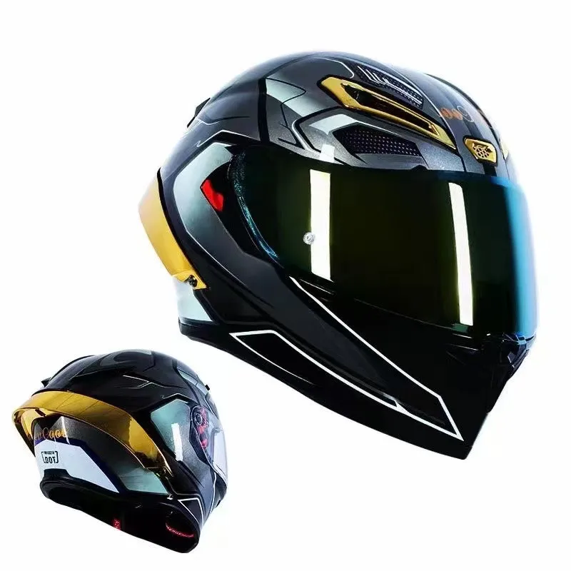 dual lens motorcycle helmet