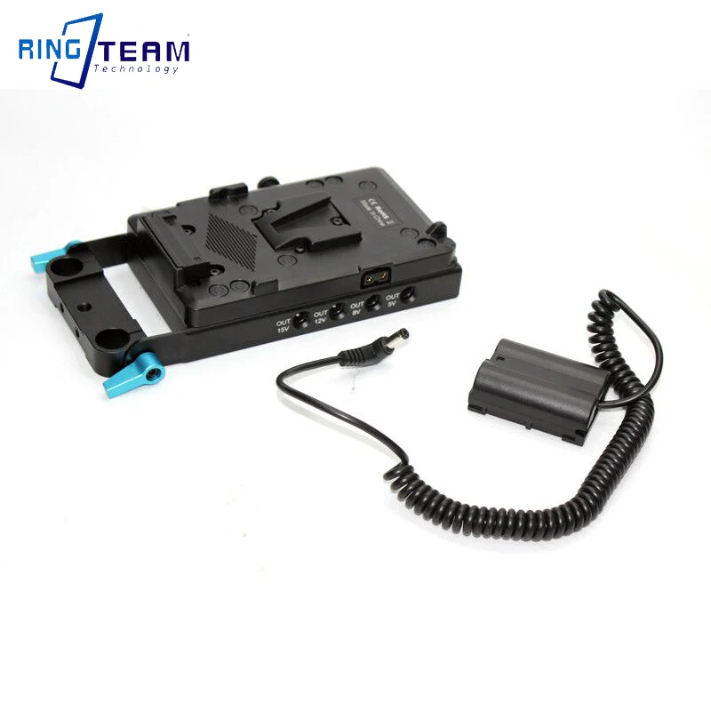 DC to EN-EL15 Dummy Battery EP-5B DC Coupler + V Mount Plate for Nikon 1 V1 D7200 D7100 D7000 D810 D810A D800 D800E D850 D750 supplier