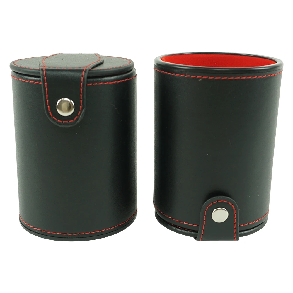Luxury Dice Stacking Cup And Professional Casino Black Dice Cup And Red