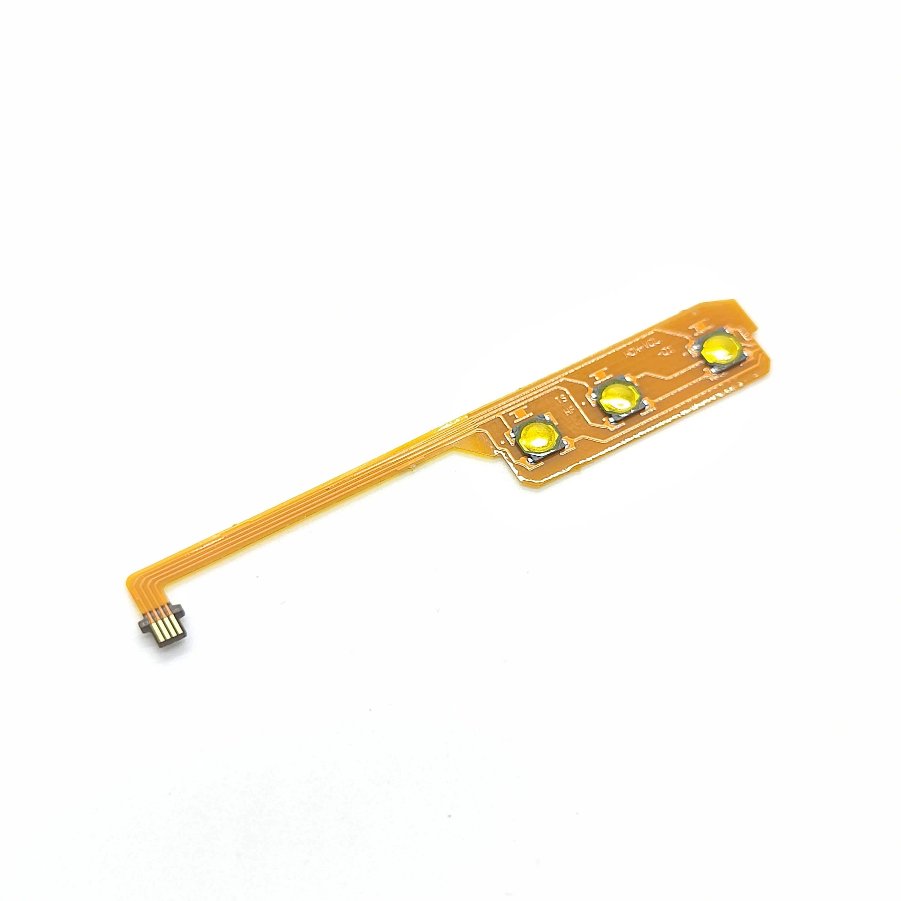 Side-by-side comparison of original vs. replacement flex cable for Samsung Galaxy A51