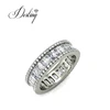 Destiny jewellery Glamour Lock Ring wholesale the most popular fashion jewelry plated gold 3A Zircons ring for men