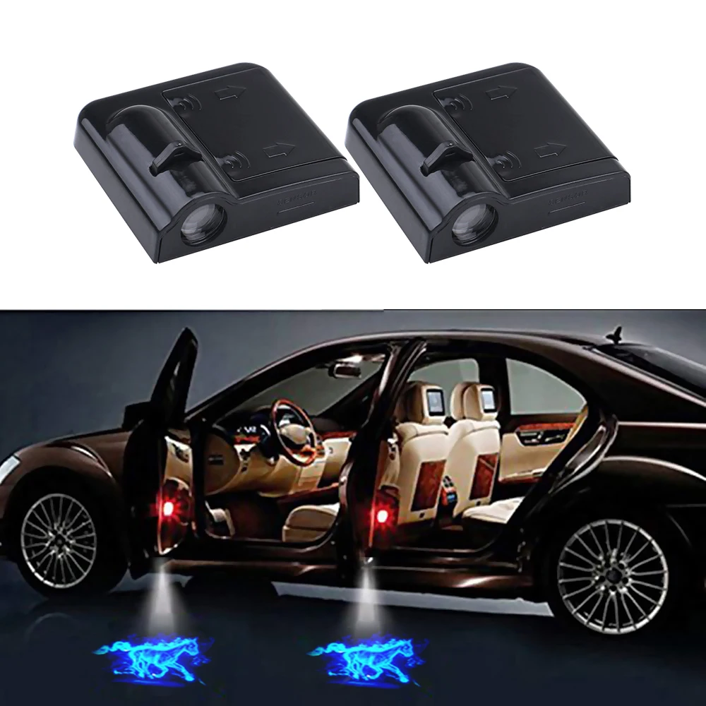

car logo led light,2 Pieces, Black and others