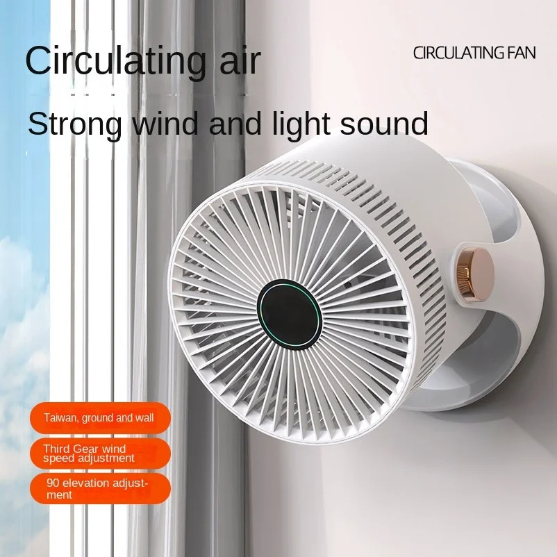 Air Circulator Fan Adjustment 180 Degree Silent Desktop Air Cooling