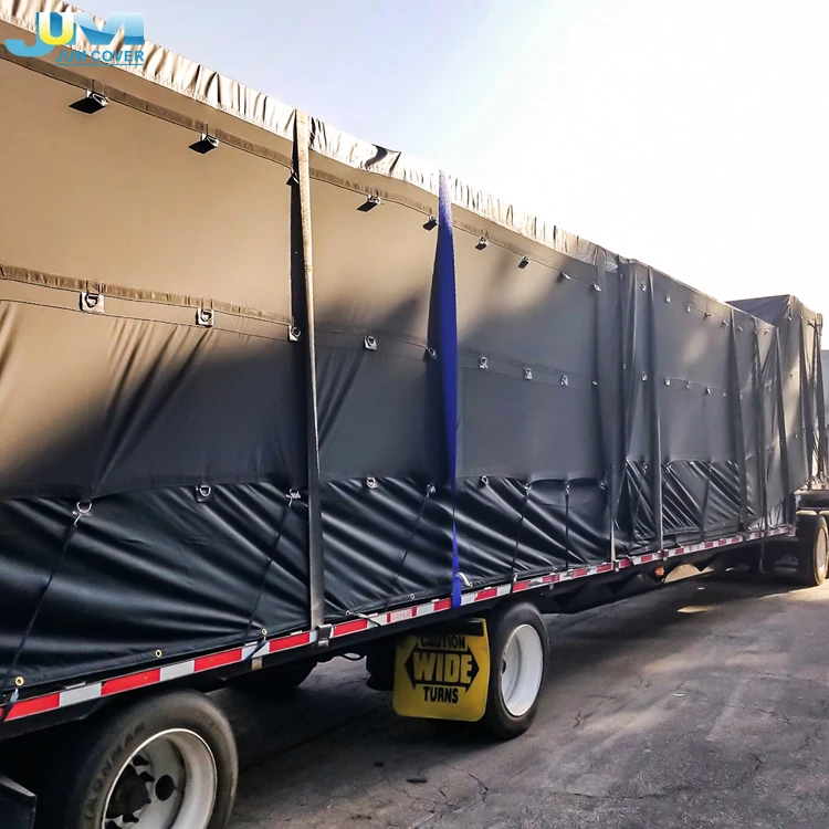 Pvc Lumber Truck Tarpaulin Coil Tarp Steel Tarp Winter Covers 100