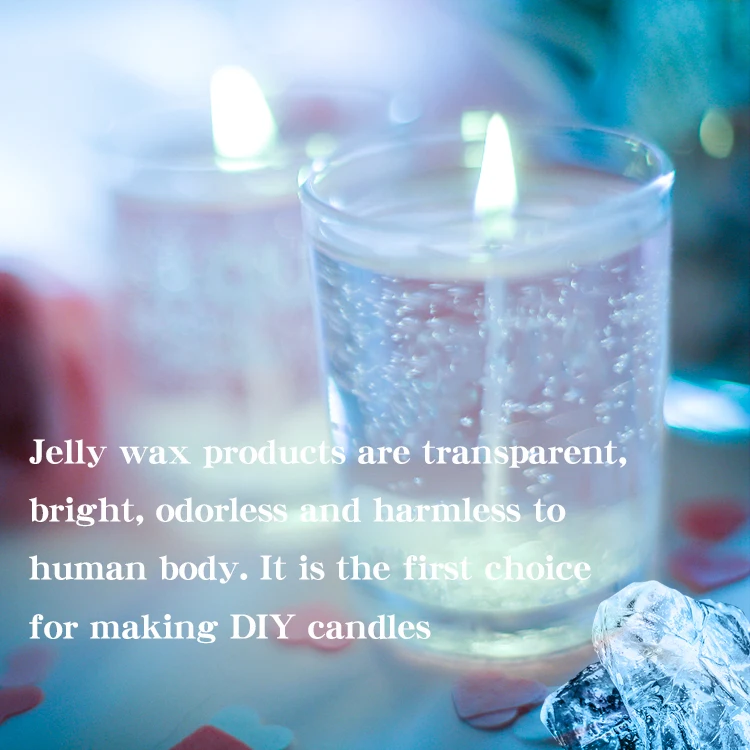 High Level Custom 100 Jelly Wax Gel Scented Wax For Diy Making Candles