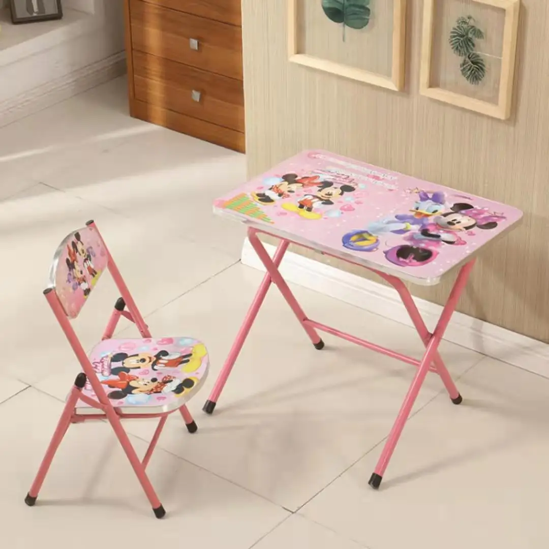 Складной детский стол и стул икеа