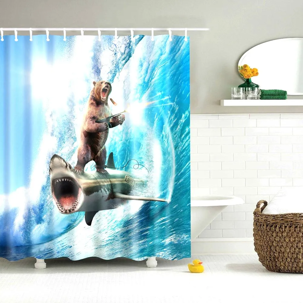Креативные шторки для ванной