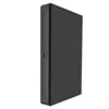 Short Press Matching Time Security Leather Notebook With Fingerprint Lock