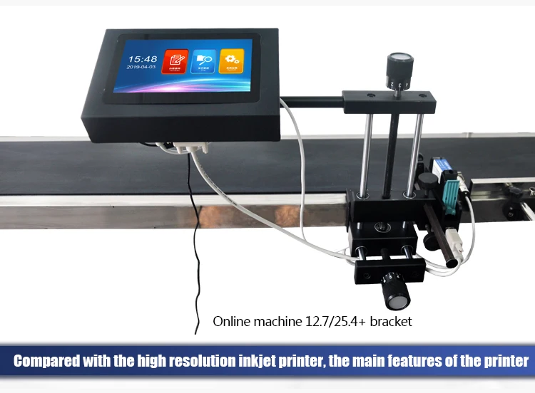 Inkjet Expiry Date Batch Coding Online Printing Machine