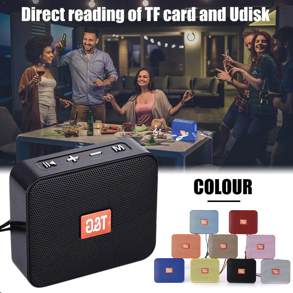 TG166 Square Magix Box Bluetooth Speaker Outdoor Portable Wireless Mini Speaker Hands-free Support FM radio TF Card - ANKUX.COM