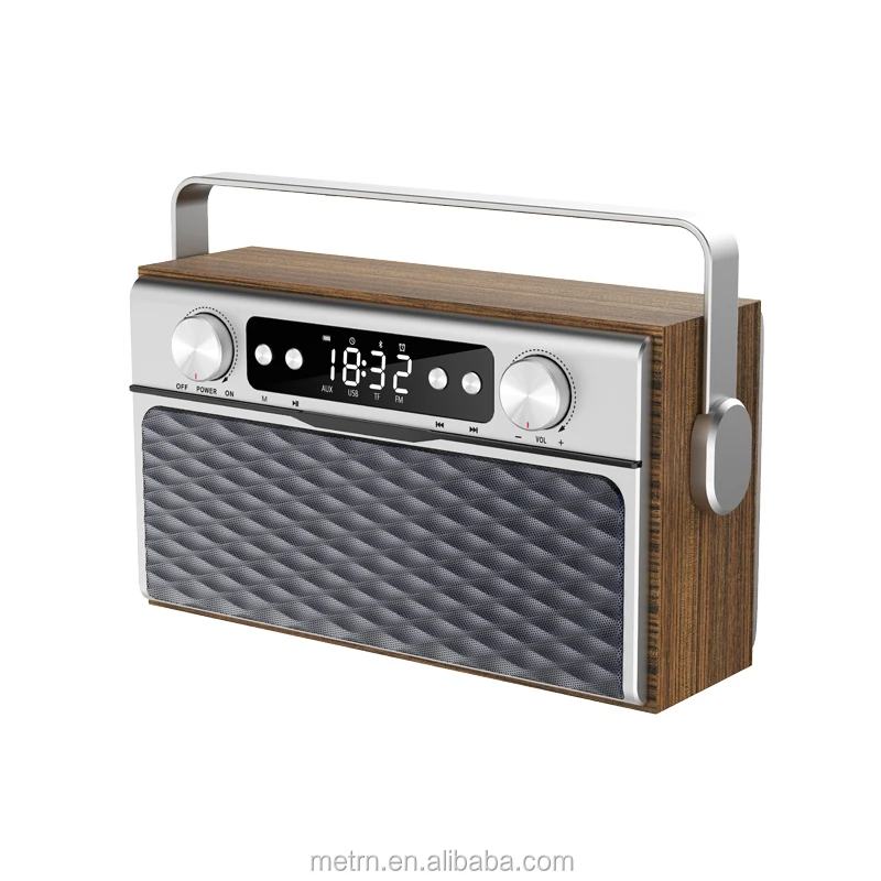 2018 promotional gift bt speaker wooden dj tower sound box for home party - ANKUX.COM