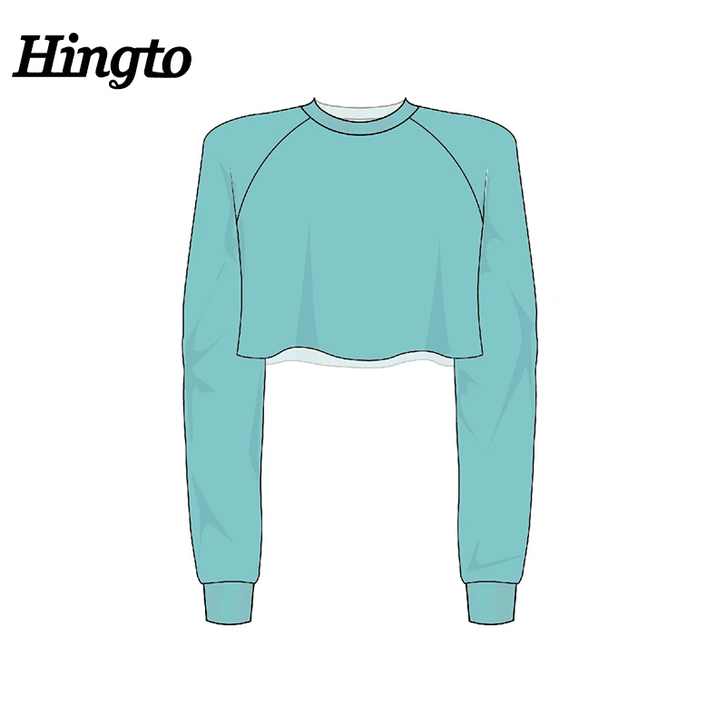 thin crew neck sweatshirt