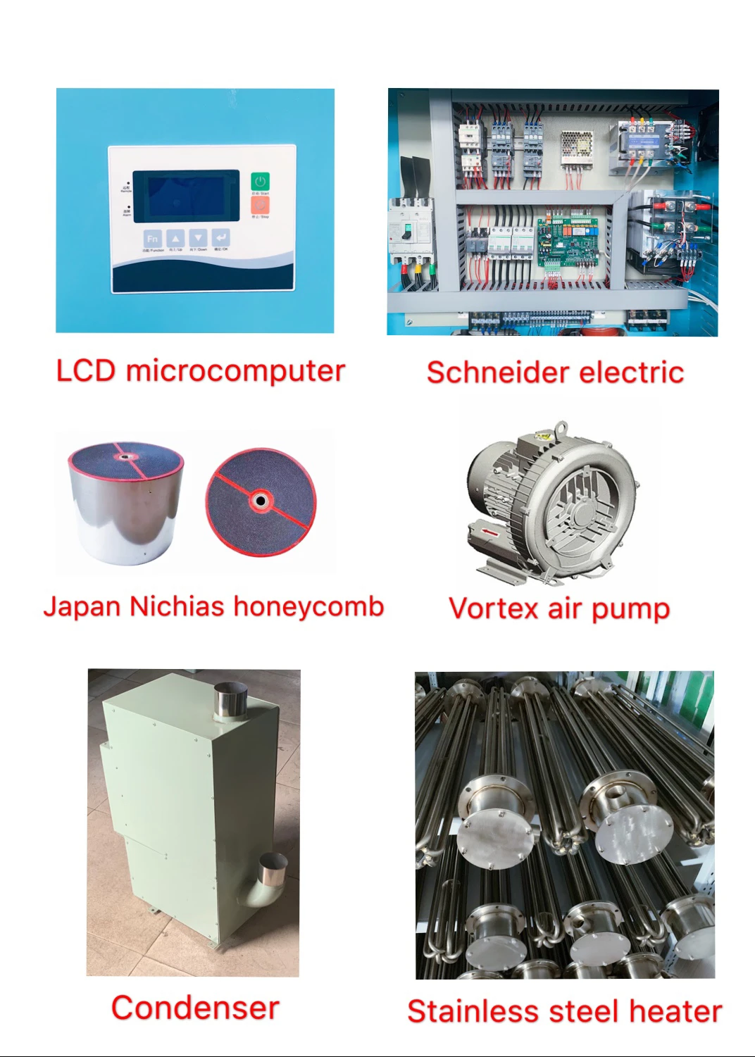 industrial desiccant rotor plastic dehumidifying dryer