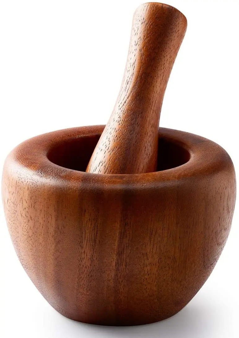 Cheap Price Acacia Wood Mortar And Pestle,Acacia Wood Wood Mortar And
