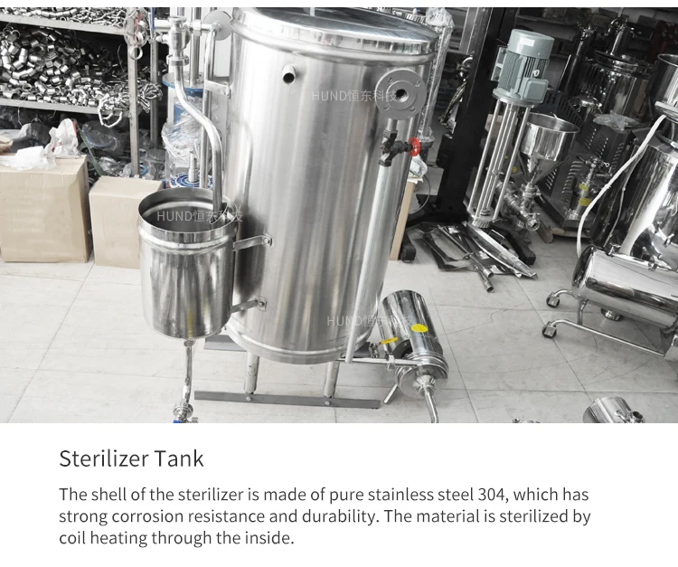 Ultra High Temperature Sterilization Machine almond soy milk sterilizing machine