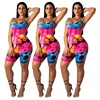 fashion casual strap print patched backless straight women jumpsuit