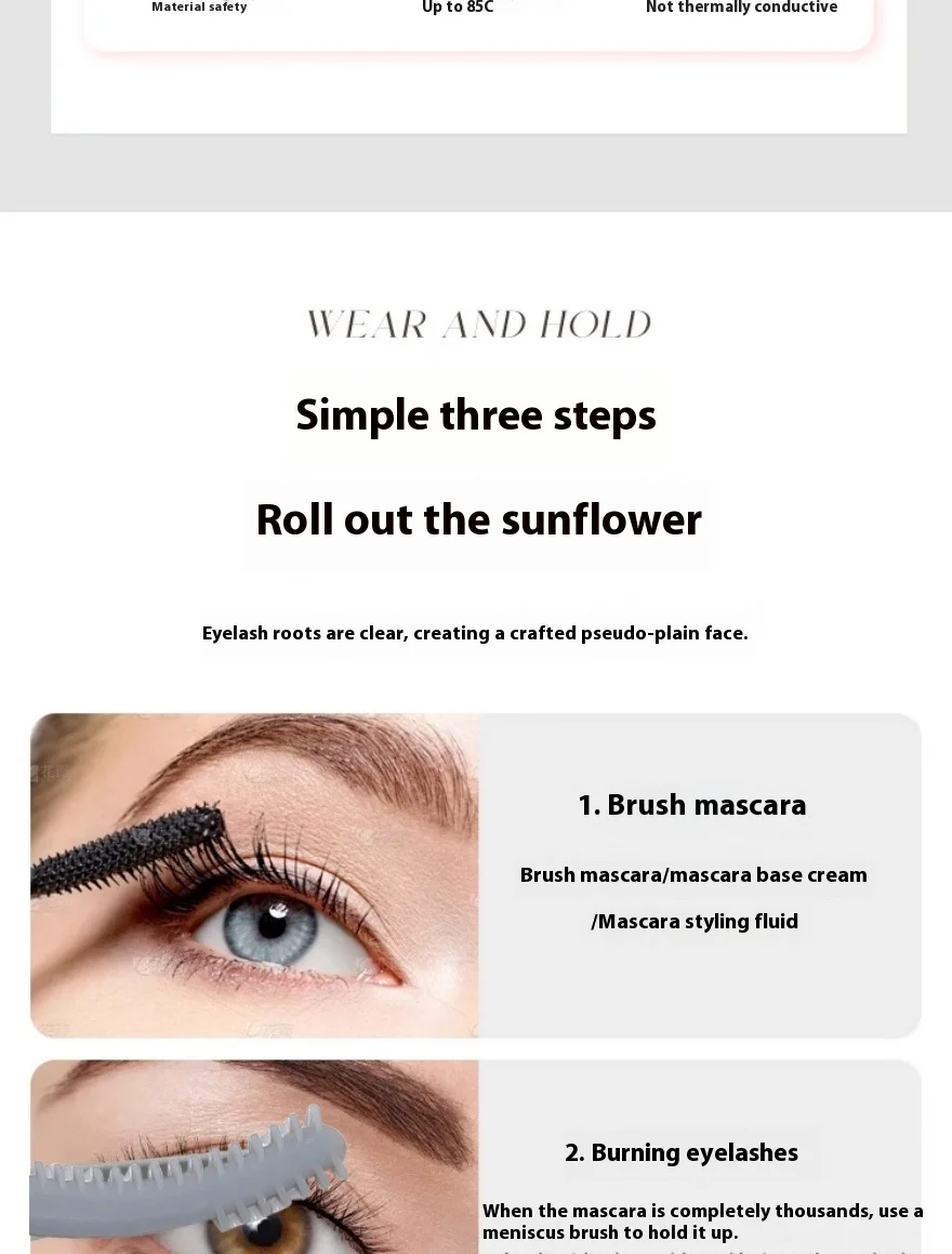 2-in-1 Electric Eyelash Curler and Eyebrow Shaper for Women Trending Household Eyelash Brush