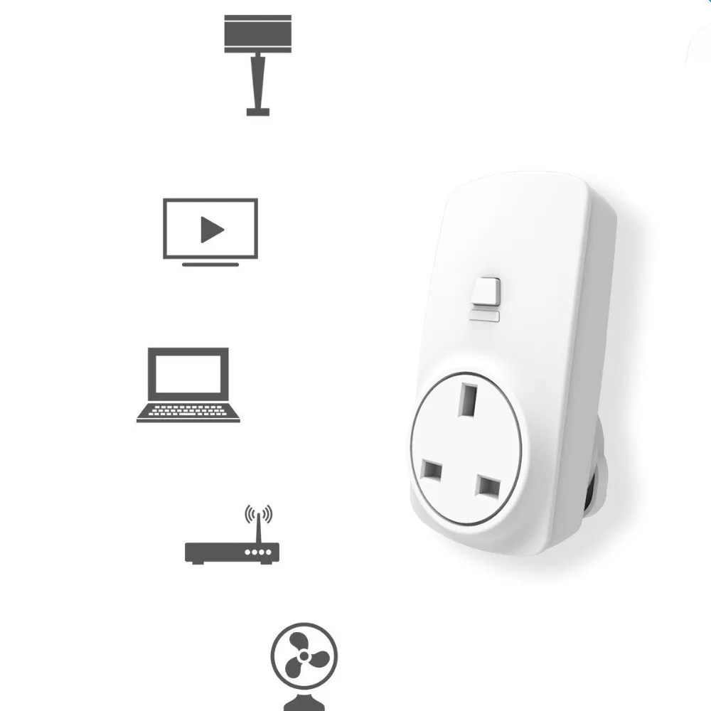 Kitchen Food Garbage Disposal UK 16A Wireless remote Switch Kinetic Self Powered No Battery wall switch