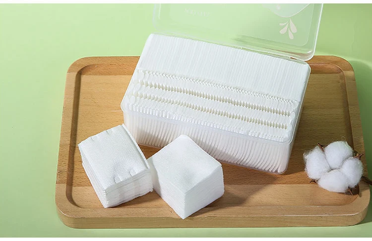 500   50pcs lameila 面部化妆软棉卸妆垫卸妆方形面部化妆棉