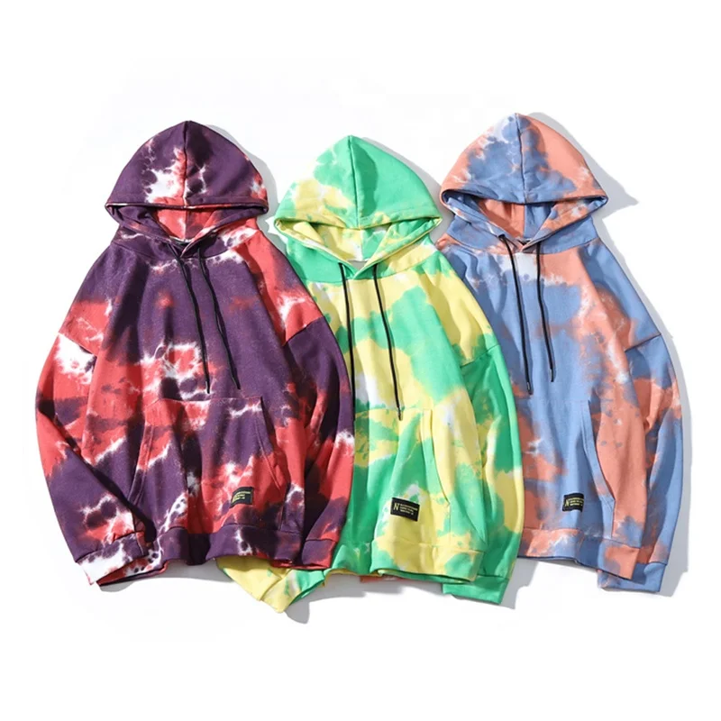 acid wash tie dye hoodie