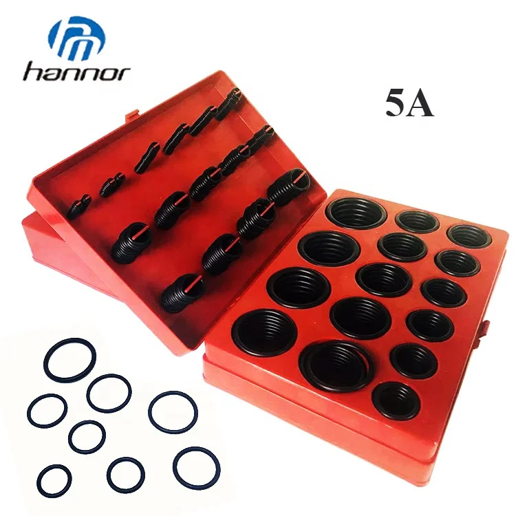 Small Box Black Nbr Rubber 30 Sizes 382pcs 5a As568 Nbr O Ring Kit For