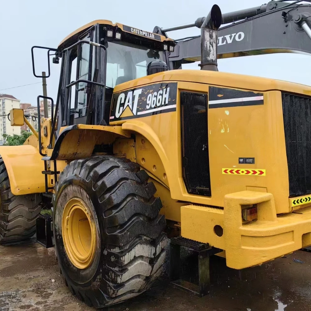 Used Caterpillar 966h Wheel Loader High Work Efficiency Front Wheel 