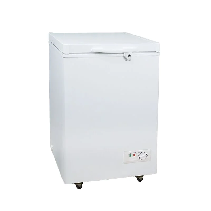 100l Solar Power Refrigerator Mini Deep Freezer 12v Horizontal Chest