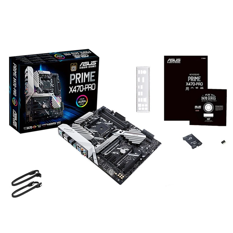Prime X470-pro Desktop Pc Gaming Motherboard For Asus Supports 2600x