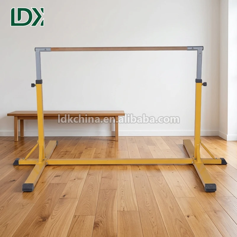 Professional Gymnastics Kids Horizontal Bar for Home Training and Adjustable Height Junior Horizontal Bar Set