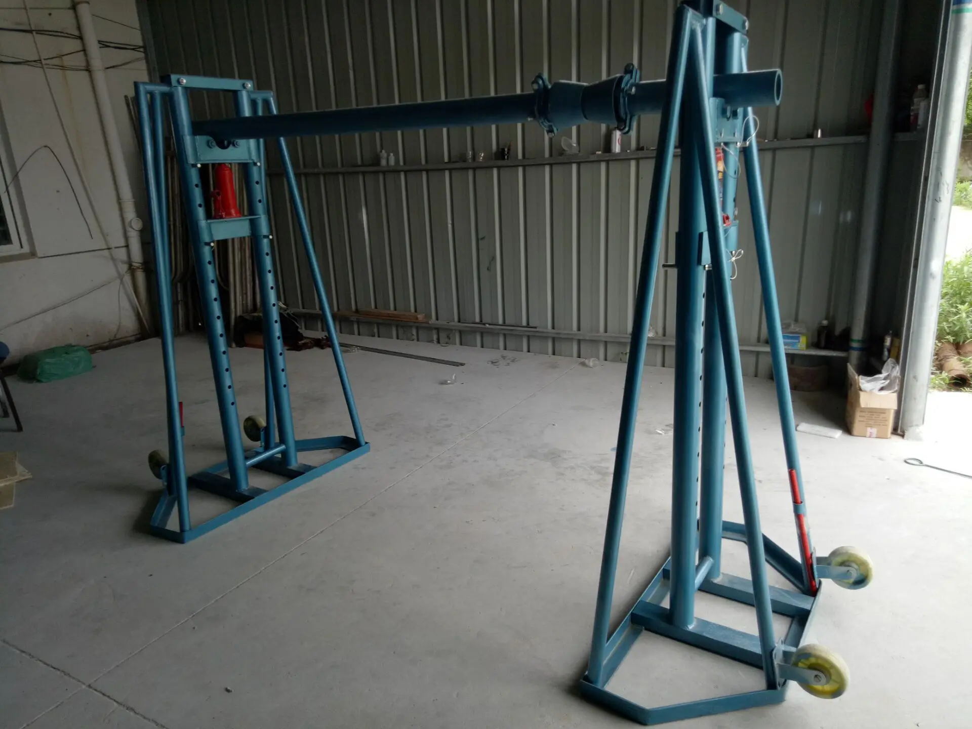 Hydraulic Cable Drum Lifting Jack Stand With Spindle 10 Ton Wire Reel Jack Stand Buy 10 Ton