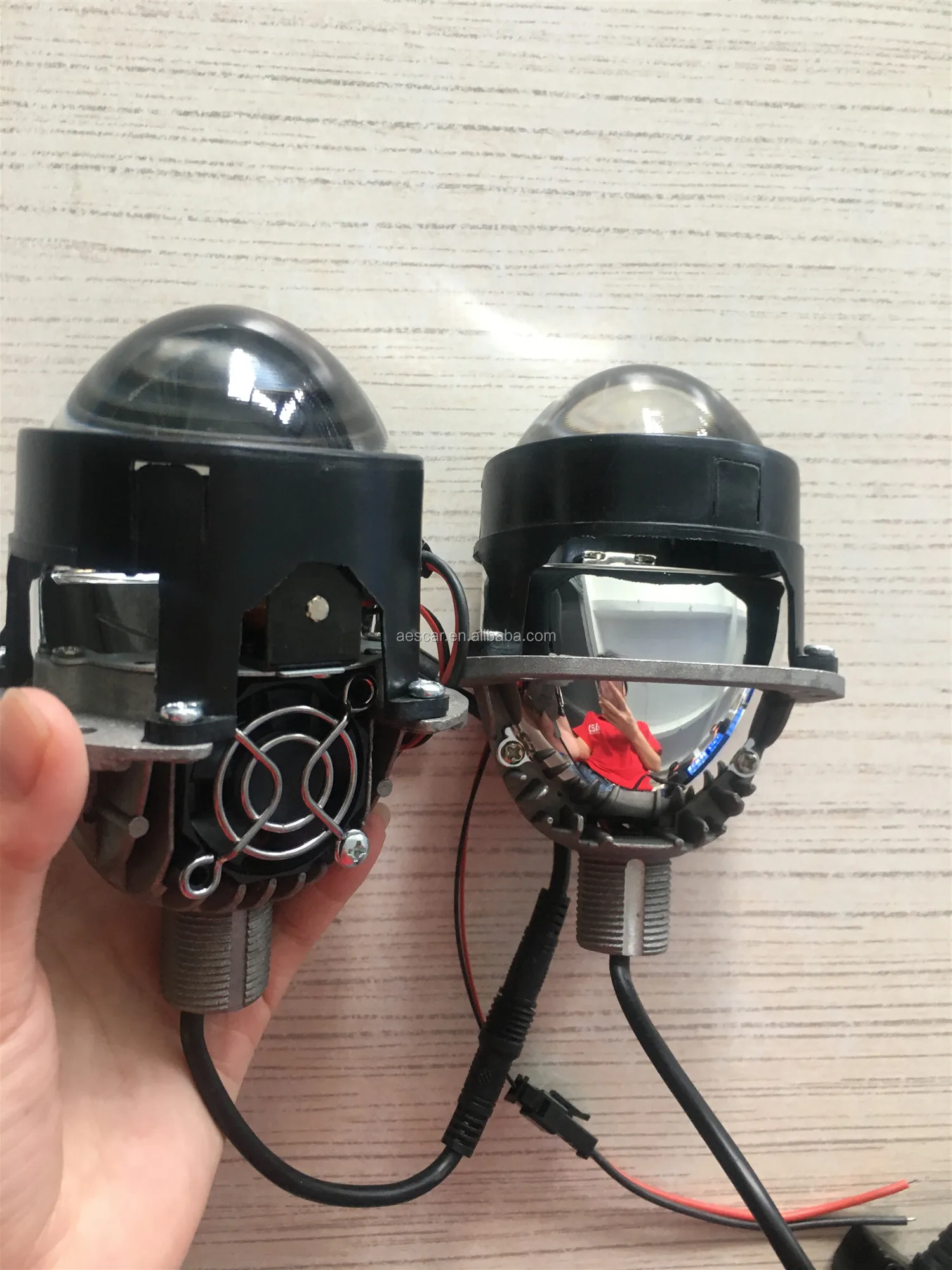 Aes 35w 2.5inch Bi Led Lens Car Projector Headlight H4 H7 H11 Led