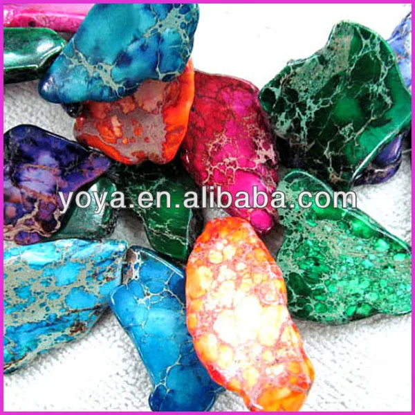 Fuchsia Sea sediment jasper slab beads,impression imperial jasper nugget slab beads.jpg
