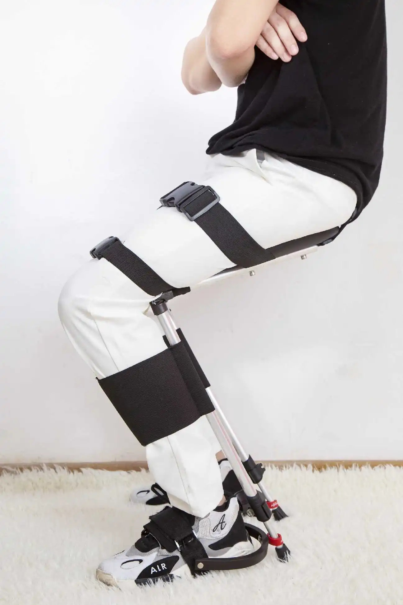 High Quality Adjustable Chairless Chair Wearable Invisible Chair Buy Ergonomics Chair Wearable Invisible Chair Assembly Line Workshop Work Chair Skeleton Chair Product On Alibaba Com