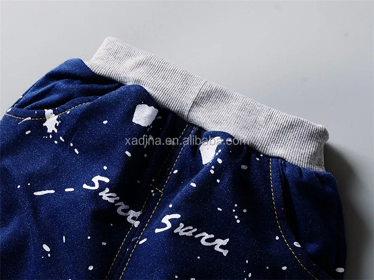 Causal Boy Clothes Sets Two Piece Outfit Baby Star Embroidery Long