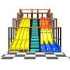 Commercial Quality Ce Certificate Indoor Playground Big Fiber-reinforced Glass Slide Equipment For Sale