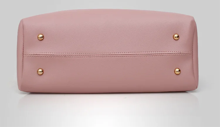 Sac A Main Femme 3 Pieces PU Leather Tote Bag For Women Luxury Tassel Hand Bag Set